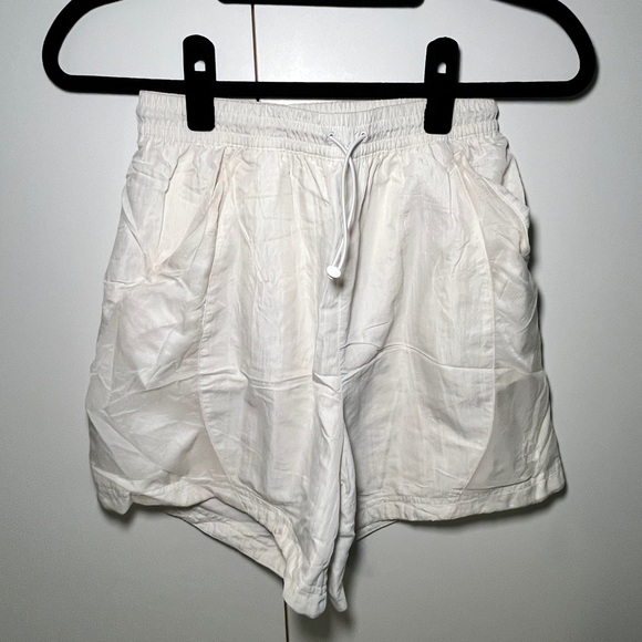 adidas Women's White Athletic Shorts - Picture 1 of 5